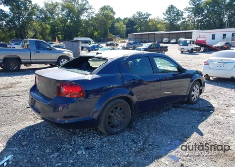 2013 Dodge Avenger Se из США, поврежденный, VIN 1C3CDZAB4DN638531